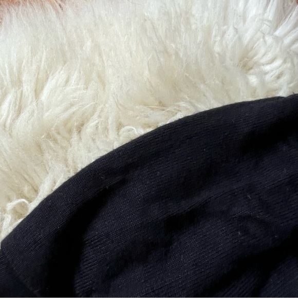 Zara Knit Short Sleeve Tee Stretchy Black Medium - Picture 5 of 8